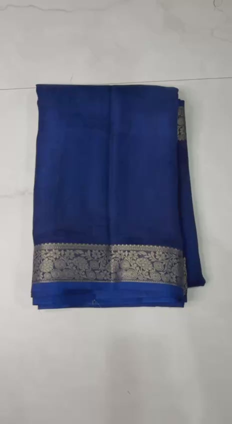 Premium Marshmallow Silk Saree with Jacquard Pallu