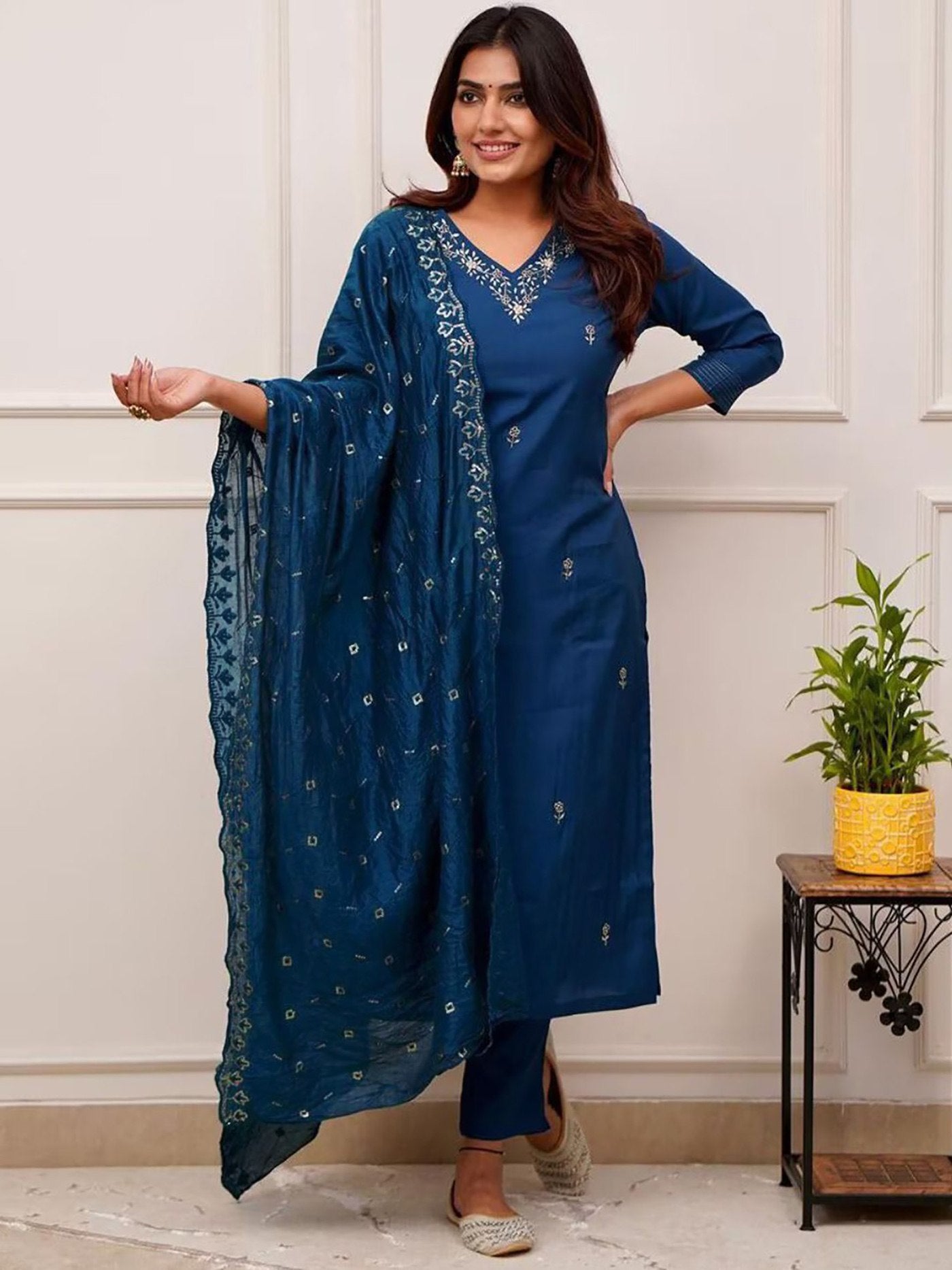 Embroidery Kurta dupatta set